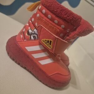 Adidas Kids Red Minnie Mouse Boots
